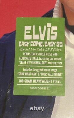 Elvis Presley Easy Come Easy Go FTD 2 LP Set Brand New! Sealed! Rare / OOP