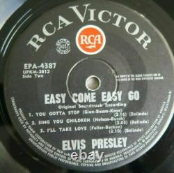 Elvis Presley Easy Come Easy Go New Zealand RCA EP 7'' PS MEGA RARE king of rock