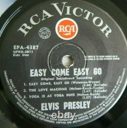 Elvis Presley Easy Come Easy Go New Zealand RCA EP 7'' PS MEGA RARE king of rock