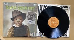 Elvis Presley Elvis Country Shrink +hype Sticker + Rare Photo Rca Victor Lsp4460