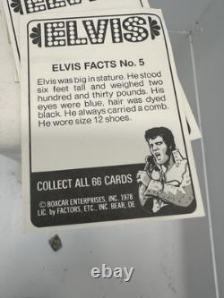 Elvis Presley Elvis Facts Set Of 66 Collectible Cards Deck RARE