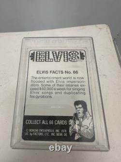 Elvis Presley Elvis Facts Set Of 66 Collectible Cards Deck RARE