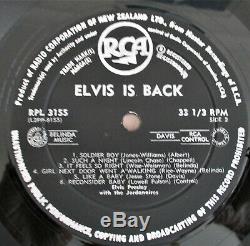 Elvis Presley / Elvis Is Back! / Rare Gatefold / Nz Rca Rpl 3155 / Plays Great