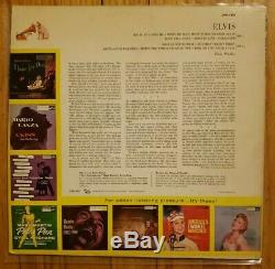 Elvis Presley Elvis LPM-1382 Ad Back Cover LP Second Album Original RARE