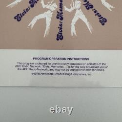 Elvis Presley Elvis Memories 3 LP Box Set DJ Promo 1978 withColor Insert RARE