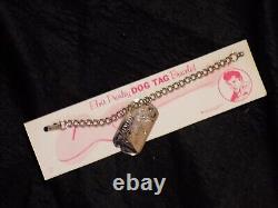 Elvis Presley Enterprises 1956 Dog Tag 4 Bracelet Anklet Key Chain Necklace RARE