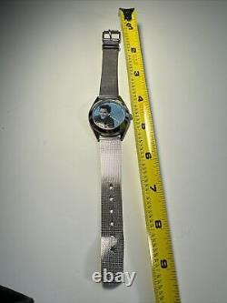 Elvis Presley Enterprises Signature Watch by Valdawn Rare Blue Face 2002