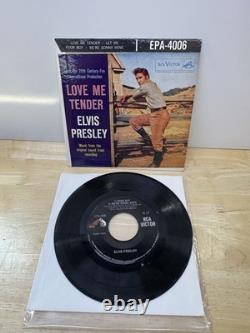 Elvis Presley Ep Epa-4006 Love Me Tender Rare Dog On Side