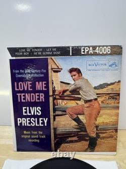 Elvis Presley Ep Epa-4006 Love Me Tender Rare Dog On Side
