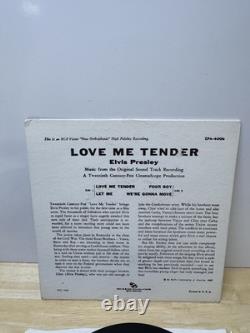 Elvis Presley Ep Epa-4006 Love Me Tender Rare Dog On Side