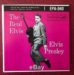 Elvis Presley Epa-940 The Real Elvis Original1956 Mint Rare No Dog/hor. Line