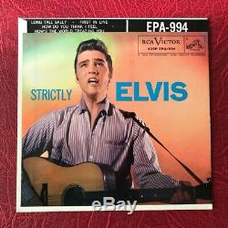 Elvis Presley Epa-994 Strictly Elvis Original1956 Pressing Rare No Dog/hor. Line