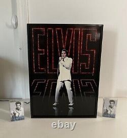 Elvis Presley Fiber Optic Lightbox NBC 1969 Comeback Special Rare Collectible