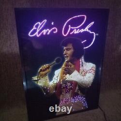 Elvis Presley Fibre Optic Lightbox Aloha From Hawaii Rare Collectable Boxed