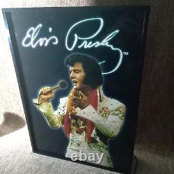 Elvis Presley Fibre Optic Lightbox Aloha From Hawaii Rare Collectable Boxed