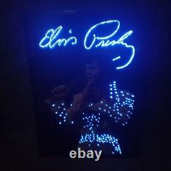 Elvis Presley Fibre Optic Lightbox Aloha From Hawaii Rare Collectable Boxed