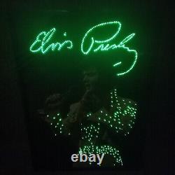 Elvis Presley Fibre Optic Lightbox Aloha From Hawaii Rare Collectable Boxed