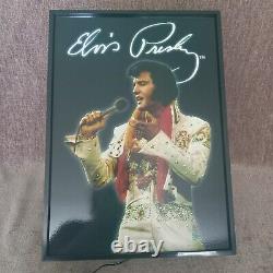 Elvis Presley Fibre Optic Lightbox Aloha From Hawaii Rare Collectable Boxed