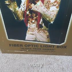 Elvis Presley Fibre Optic Lightbox Aloha From Hawaii Rare Collectable Boxed