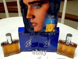 Elvis Presley Fragrance Gift Set Cologne & After Shave Spray brooch jewelry RARE