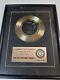 Elvis Presley Framed 24k Gold Plated Record Limited Edition Rare