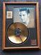 Elvis Presley Framed 24k Gold Plated Record Numbered 0202 Of 1500 Rare