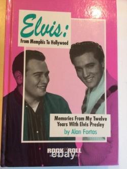Elvis Presley From Memphis To Hollywood By Alan Fortas 1992 RARE