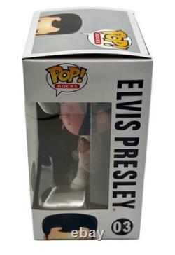 Elvis Presley Funko Pop Rocks #03 1970s GITD Glow Chase Limited Edition Rare