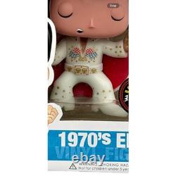 Elvis Presley Funko Pop Rocks #03 1970s GITD Glow Chase Limited Edition Rare