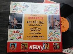 Elvis Presley GIRLS, GIRLS, GIRLS LSP-2621 (USA 1968 ORIGINAL) RARE RIGID VINYL
