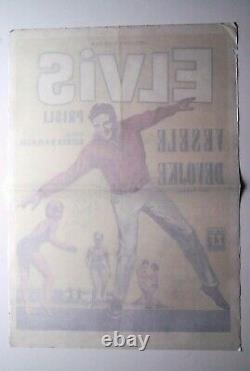 Elvis Presley Girl Happy 1965 Rare Original Exyugo Movie Poster Vesele Devojke