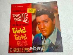 Elvis Presley Girls Girls Girls RARE LP RECORD USA Ex