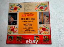 Elvis Presley Girls Girls Girls Rare LP Record Usa Ex