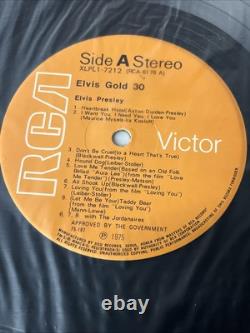 Elvis Presley Gold 30 Rca Xlpl2-7212 Ultra Rare Soul South Korea 2lp Nm Vinyl