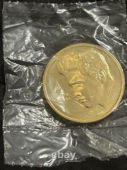 Elvis Presley Gold Plated Rare Collector Coin Harrah's lot of 9