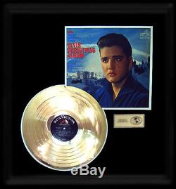 Elvis Presley Gold Record Christmas Album Rare 1960's Award Disc Lp Framed