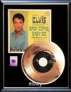 Elvis Presley Gold Record Easy Come Easy Go Ep Non Riaa Award Rare