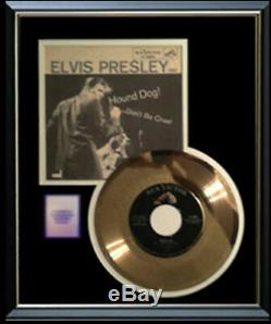 Elvis Presley Gold Record Hound Dog Rare 50's Original 1950's Sleeve 45 RPM
