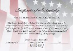 Elvis Presley Gold Records Gold Lp Ltd Edition Rare Record Display