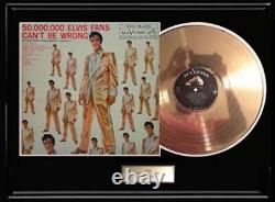 Elvis Presley Gold Records Volume 2 Rare Non Riaa Award Magic Millions Lp Frame