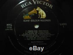 Elvis Presley Golden Records Rca Victor Mkl 1116 Very Rare Mexican Lp