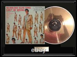 Elvis Presley Golden Records Volume Two Gold Record Rare Non Riaa Award Vintage