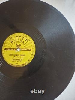 Elvis Presley Good Rockin' Tonight Rare Original Sun 210 78 RPM Shellac, VG