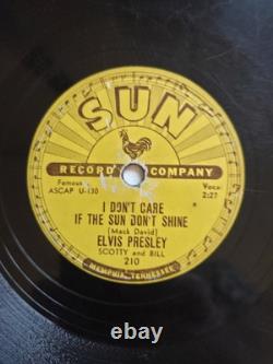 Elvis Presley Good Rockin' Tonight Rare Original Sun 210 78 RPM Shellac, VG