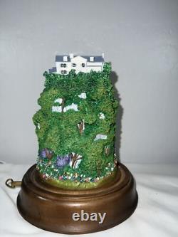 Elvis Presley Graceland Love Me Tender Music Box Glass Dome Extremely Rare