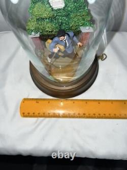Elvis Presley Graceland Love Me Tender Music Box Glass Dome Extremely Rare