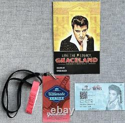 Elvis Presley Graceland Ultimate VIP Tour Pass, Ticket, Map Collectible, RARE