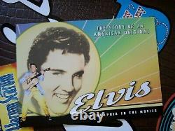 Elvis Presley Guitar Case With Vhs Tapes. Rare Le. Near Mint. Complete. Huge