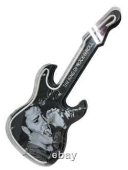Elvis Presley Guitar Illuminating Neon Clock The King of Rock and Roll RARE