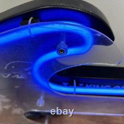 Elvis Presley Guitar Illuminating Neon Clock Very Rare The King of Rock and Roll